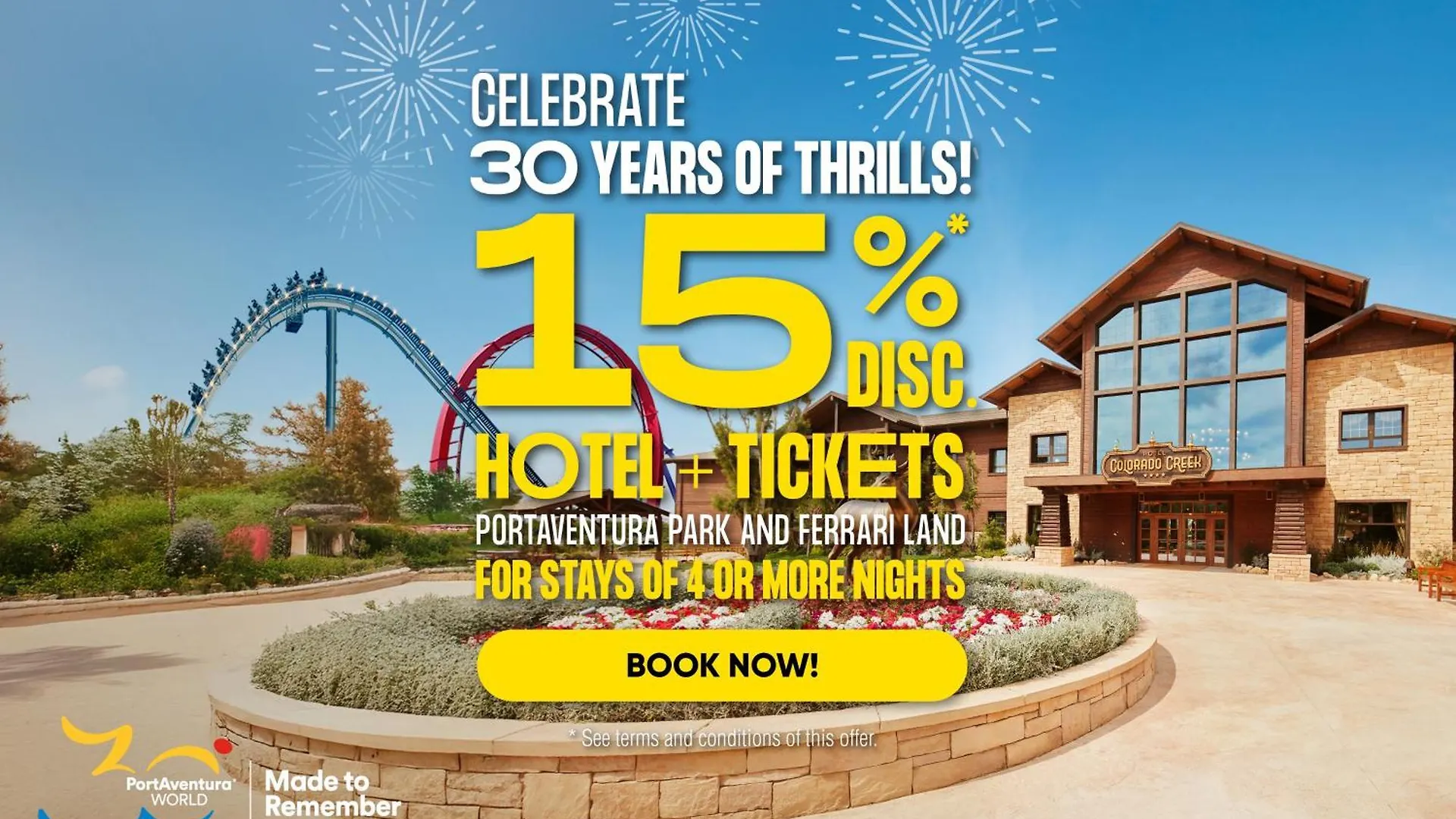 Portaventura Hotel Colorado Creek - Includes Unlimited Access To Portaventura Park & 1 Access To Ferrari Land Salou